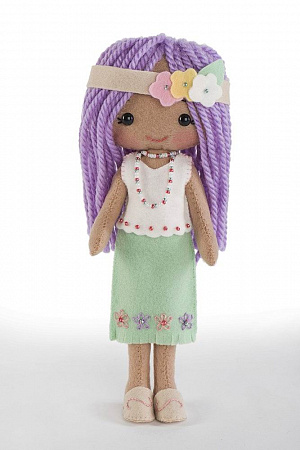 Набор для шитья куклы Набор для изготовления текстильной игрушки Куколка Покахонтас