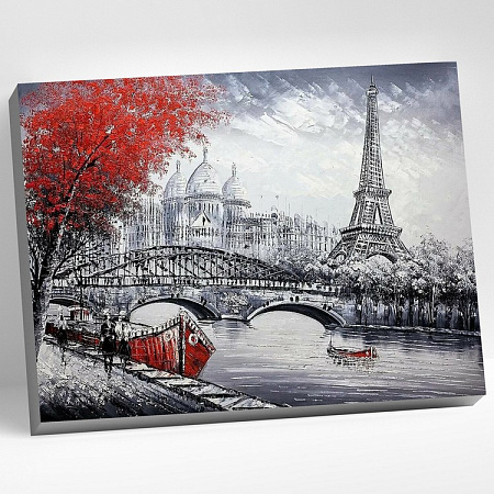 Картина по номерам Парижский пейзаж