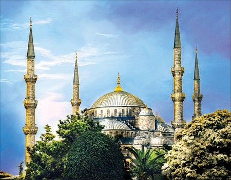 Алмазная вышивка Голубая мечеть