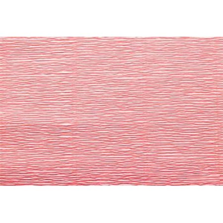 Гофрированная бумага 50 см х 2.5 м розовый фламинго