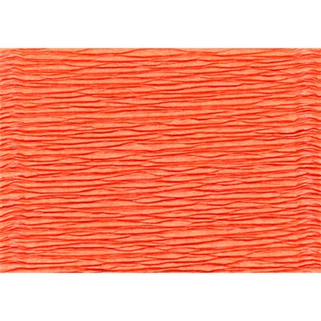 Гофрированная бумага 50 см х 2.5 м ярко-оранжевый
