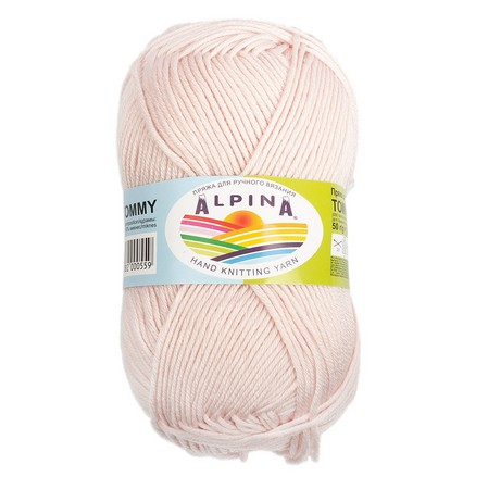 Пряжа ALPINA "TOMMY" 10 шт. в упак. цвет пыльно-розовый