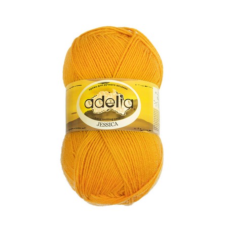 Пряжа ADELIA "JESSICA" 5 шт. в упак. цвет горчичный