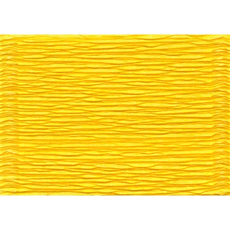 Гофрированная бумага 50 см х 2.5 м ярко-желтый