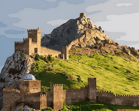 Картина по номерам Генуэзская крепость