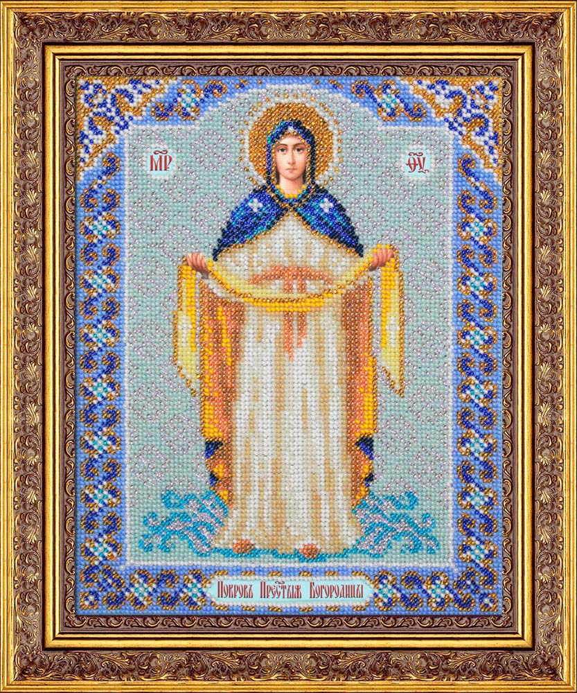 Набор для вышивания бисером Икона Покрова Пресвятой Богородицы 18 х 36 см 1,940 руб.