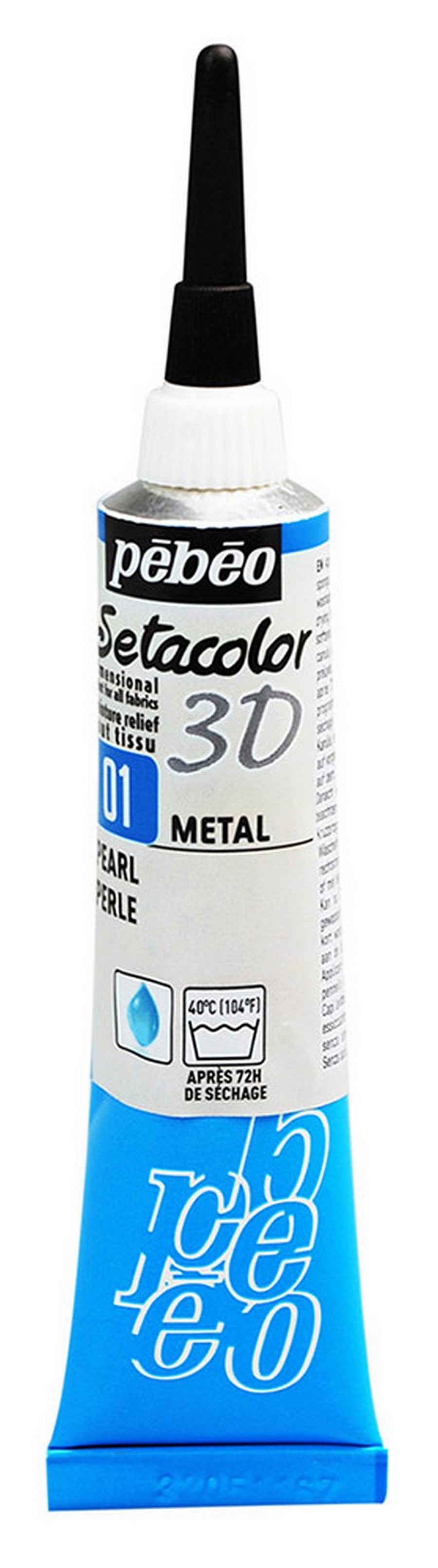 Контур по ткани "металлик" Setacolor 3D 20 мл цв. под жемчуг