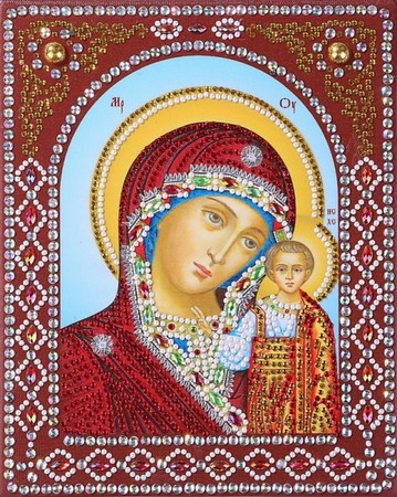 Алмазная вышивка Пресвятая Богородица Казанская