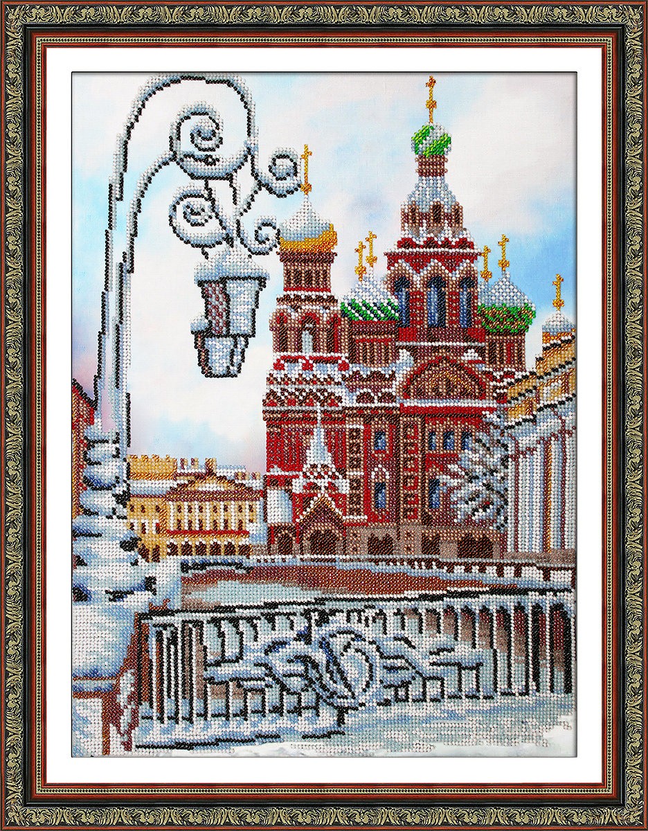Светлица набор для вышивания бисером собор Василия Блаженного 19 x 24 см, бисер Чехия