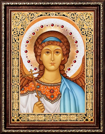 Алмазная вышивка Икона Ангел Хранитель