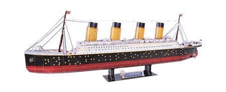 3D пазл из пенополистирола Титаник - Серия Корабли 3D пазл