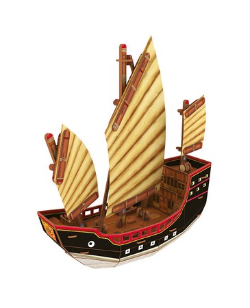 3D пазл из пенополистирола Китайский парусник - Серия Корабли 3D пазл