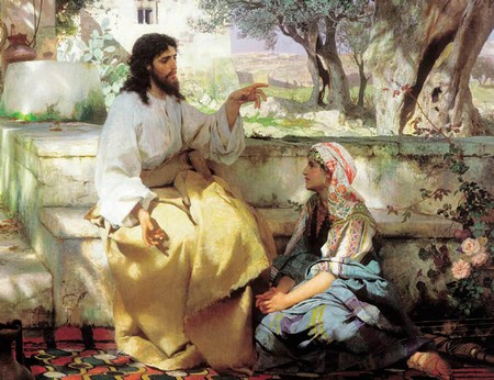 Картина по номерам Христос и Самарянка