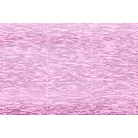 Гофрированная бумага 50 см х 2.5 м розовый