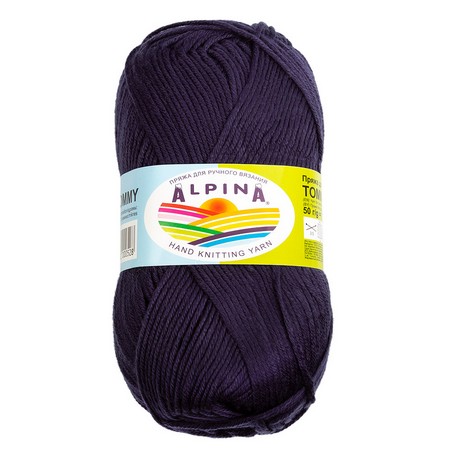 Пряжа ALPINA "TOMMY" 10 шт. в упак. цвет т.синий