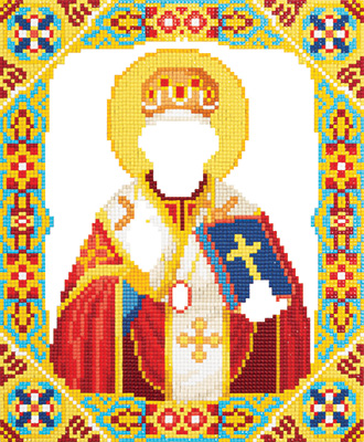 Алмазная вышивка Икона Святителя Николая Чудотворца