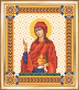 СБИ-015 схема иконы святой равноапостольной Марии-Магдалины