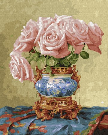 Картина по номерам Бузин. Восточные розы