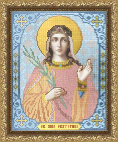 Схема для вышивания бисером "Святая Мученица Екатерина"