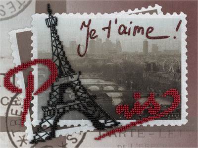 Вышивка бисером Воспоминания о Париже