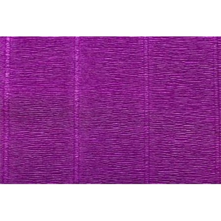 Гофрированная бумага 50 см х 2.5 м фиолетовый