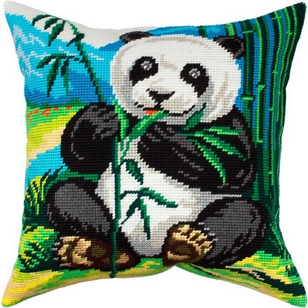 Набор для вышивания подушки Панда