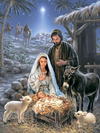 Алмазная вышивка Рождество Христово