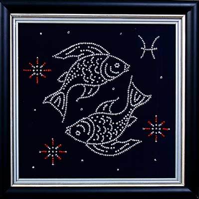 Вышивка бисером Гороскоп "Рыбы"
