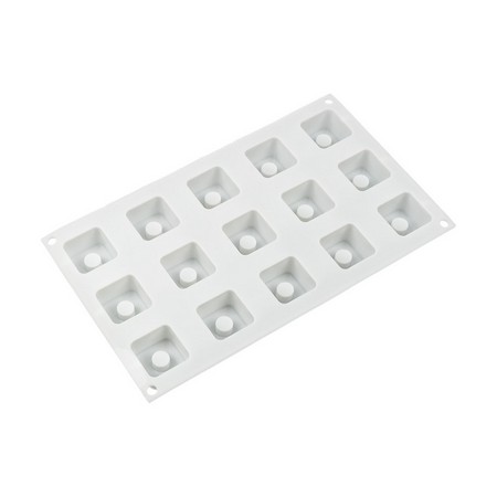Форма для выпечки силиконовая для пирожных кубики 15ячеек