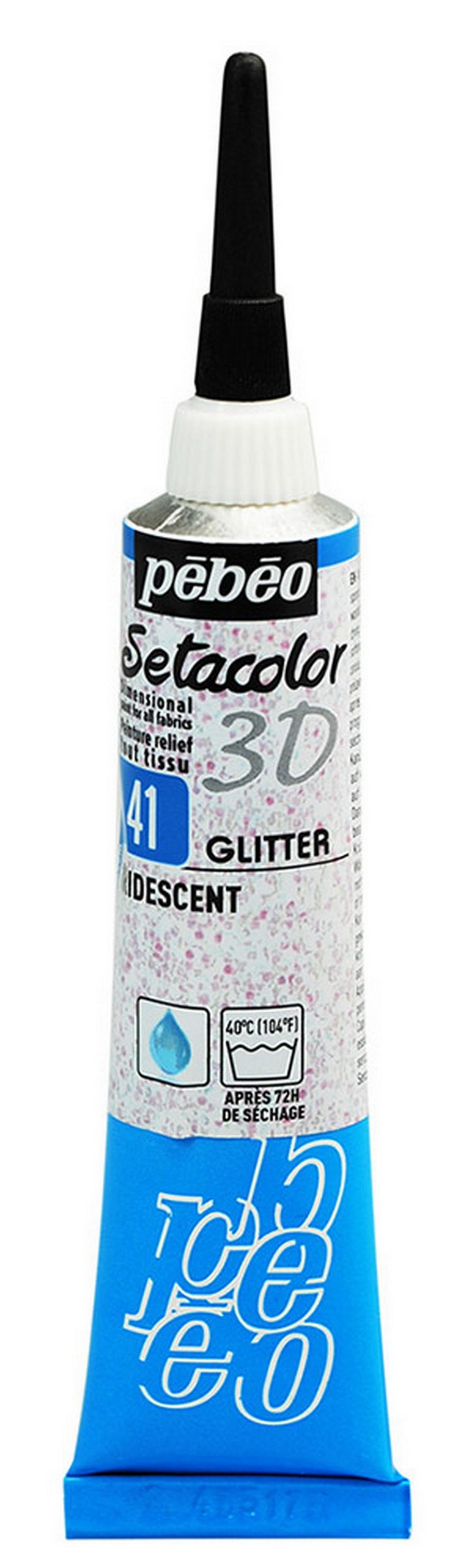 Контур по ткани с микро-глиттером Setacolor 3D 20 мл
