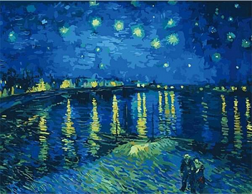 Звезды над водой. Ван Гог