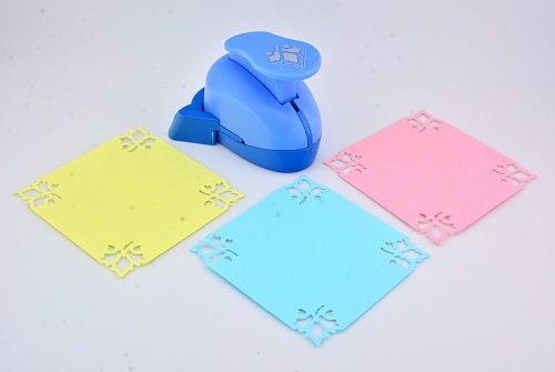 Угловой дырокол 2.5 см Листья