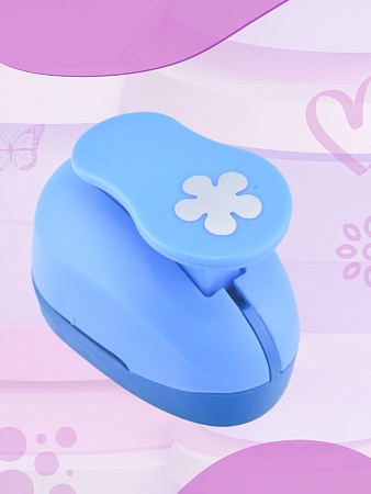 Фигурный дырокол 2,5 см Пятилистник-2