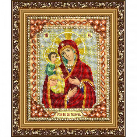 Вышивка бисером Икона "Богородица Троеручица"