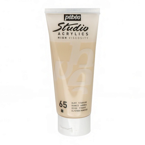 Краска акриловая PEBEO Studio Acrylics 100 мл, цв. слоновая кость