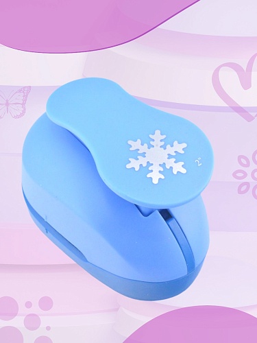 Фигурный дырокол 5,0 см Снежинка