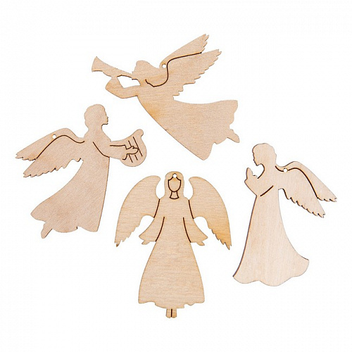 Заготовка для декорирования Мини набор фанера Ангелы