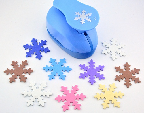 Фигурный дырокол 5,0 см Снежинка