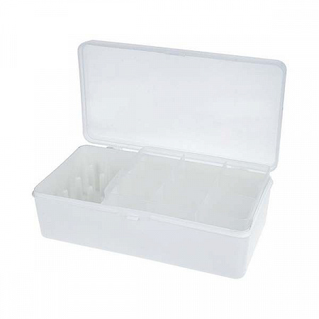 Коробка для мелочей пластик Тривол Тип-6 цв. белый