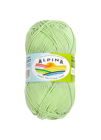  Пряжа ALPINA "BABY SUPER SOFT" 10 шт. в упак. цвет №07 св.зеленый