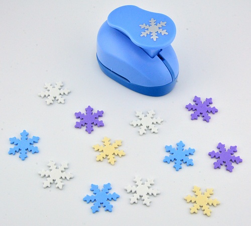 Фигурный дырокол 2,5 см Снежинка-1