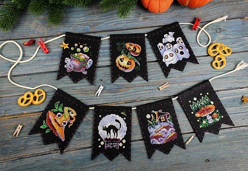 Гирлянда «Колдовские сюжеты» (7 флажков)