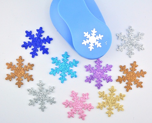 Фигурный дырокол 5,0 см Снежинка