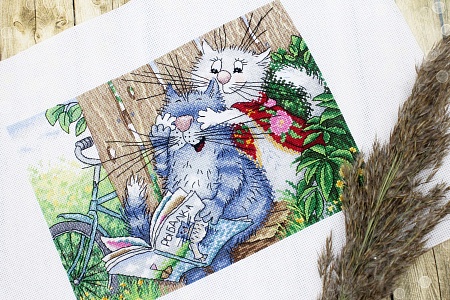 Вышивка крестом Угадай, кто?