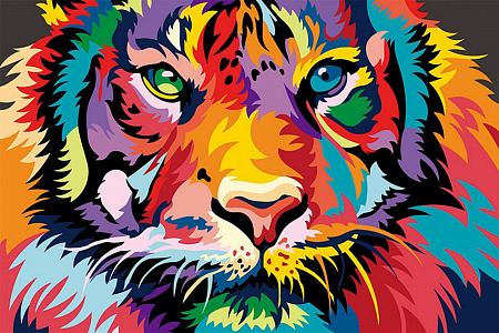 Картина по номерам Глазами тигра