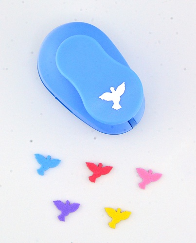 Фигурный дырокол 1.6 см Птичка