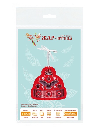 вышивка игрушек Шапочка с совой