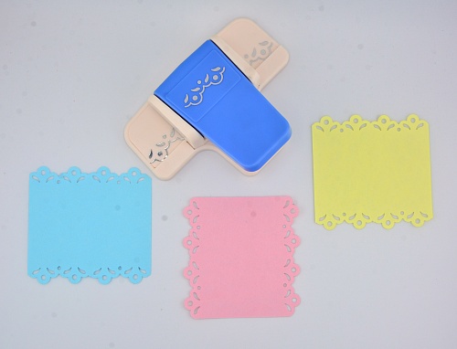 Дырокол для декора края 4 см Цветы-2