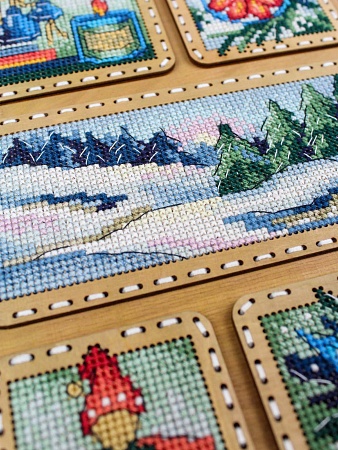 Набор для вышивания Зимний коллаж