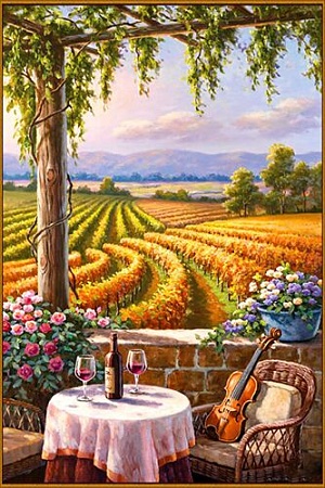 Алмазная вышивка Летний полдень